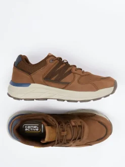 Camel Active – Outdoor-Sneaker aus Nubukleder braun