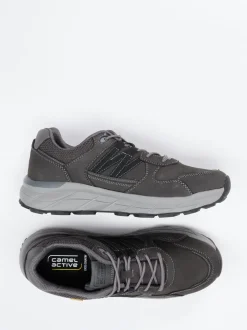 Camel Active – Outdoor-Sneaker aus Nubukleder grau