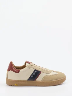 Camel Active – Retro-Sneaker aus Leder in Beige