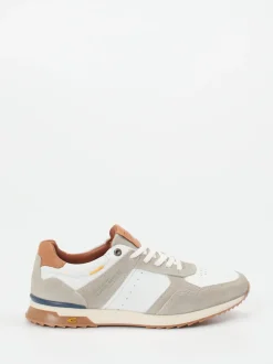 Camel Active – Retro-Sneaker aus Kalbleder Off-White