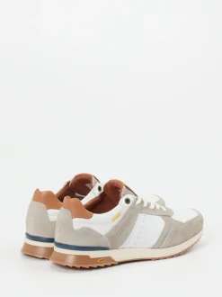 Camel Active – Retro-Sneaker aus Kalbleder Off-White
