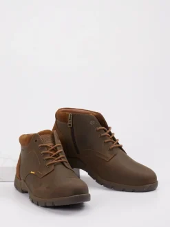 Camel Active – Schnürboots aus Fettleder Braun
