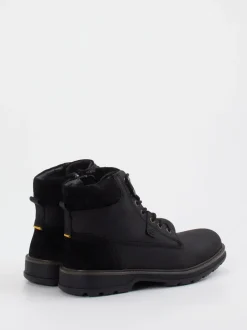 Camel Active – Schnürboots aus Fettleder schwarz