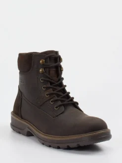 Camel Active – Schnürboots aus Fettleder dunkelbraun