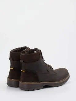 Camel Active – Schnürboots aus Fettleder dunkelbraun