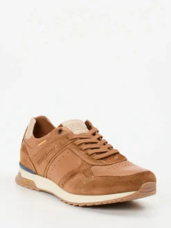 Camel Active – Sneaker aus Kalbleder cognacbraun