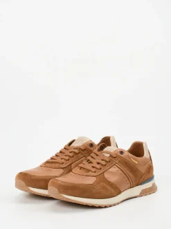 Camel Active – Sneaker aus Kalbleder cognacbraun