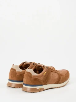 Camel Active – Sneaker aus Kalbleder cognacbraun