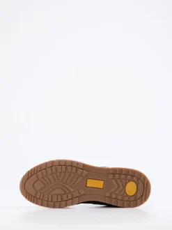 Camel Active – Sneaker aus Kalbleder in Marineblau
