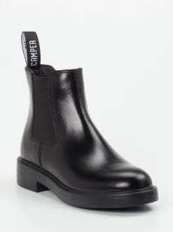 Camper – Chelsea Boots aus Glattleder schwarz