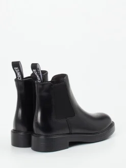 Camper – Chelsea Boots aus Glattleder schwarz
