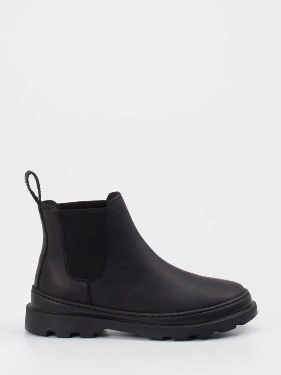 Camper – Chelsea Boots aus Nubukleder schwarz