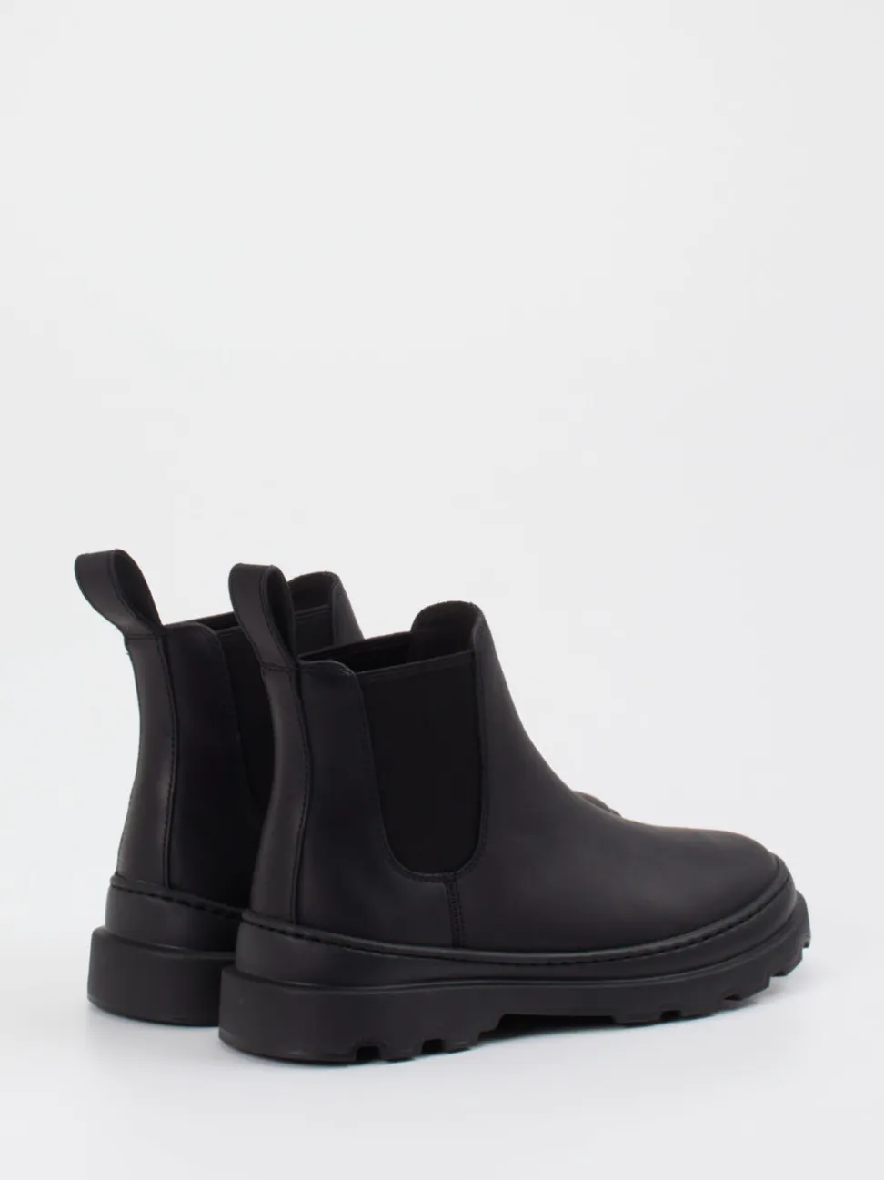 Camper – Chelsea Boots aus Nubukleder schwarz