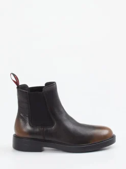 Camper – Chelsea Boots aus Glattleder Dunkelbraun