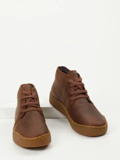 Camper – Desert Boots aus Fettleder in Braun