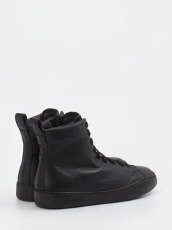 Camper – High-Top Sneaker aus Leder schwarz