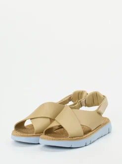 Camper – Komfortsandalen aus Kalbleder beige