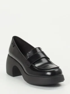 Camper – Loafer aus Hochglanzleder Schwarz
