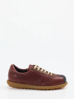 Camper – Retro-Sneaker aus Kalbleder burgunderbraun