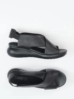 Camper – Sandale aus Kalbleder in Schwarz