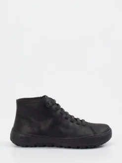 Camper – Schnürboots aus Nubukleder Schwarz
