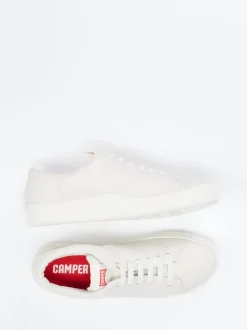 Camper – Sneaker aus Kalbleder in Cremeweiß