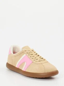 Camper – Sneaker aus Nubukleder in Beige