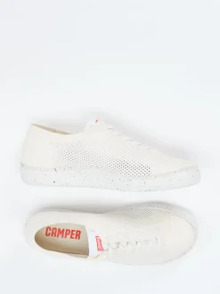 Camper – Sneaker aus Textil in Cremeweiß