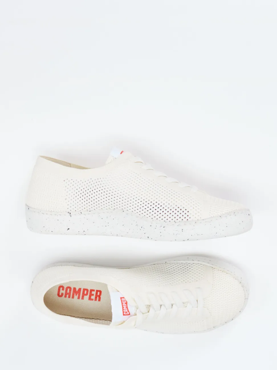 Camper – Sneaker aus Textil in Cremeweiß