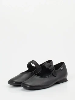 Camper – Spangenpumps aus Kalbleder Schwarz