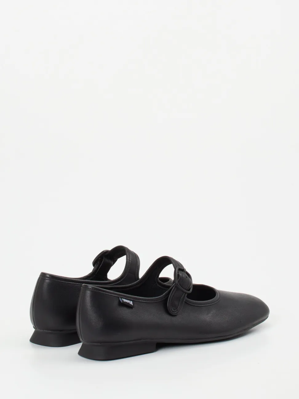 Camper – Spangenpumps aus Kalbleder Schwarz