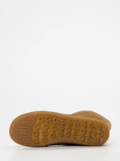 Camper – Winterstiefel aus Nubukleder Cognacbraun