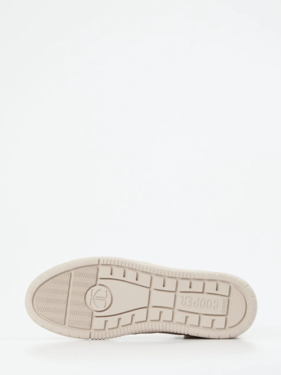 Candice Cooper – High-Top Sneaker aus Lammleder beige