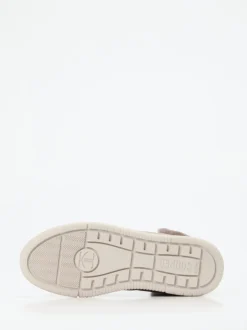 Candice Cooper – High-Top Sneaker aus Lammleder grau