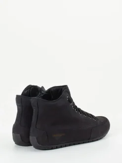 Candice Cooper – High-Top Sneaker aus Nubukleder blau