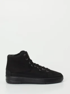 Candice Cooper – High-Top Sneaker aus Nubukleder schwarz