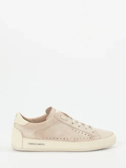 Candice Cooper – Low-Top Sneaker aus Lammleder Beige