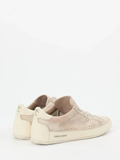 Candice Cooper – Low-Top Sneaker aus Lammleder Beige