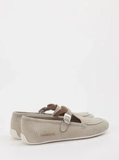 Candice Cooper – Mary-Jane-Halbschuh aus Veloursleder