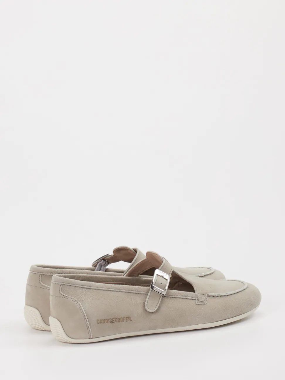 Candice Cooper – Mary-Jane-Halbschuh aus Veloursleder