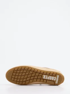 Candice Cooper – Mid-Top Sneaker aus Leder taupe