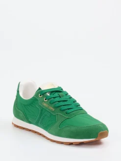 Candice Cooper – Retro-Sneaker aus Veloursleder grün