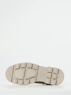 Candice Cooper – Schnürboots aus Nubukleder Beige
