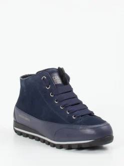 Candice Cooper – Schnürboots aus Nubukleder in Blau