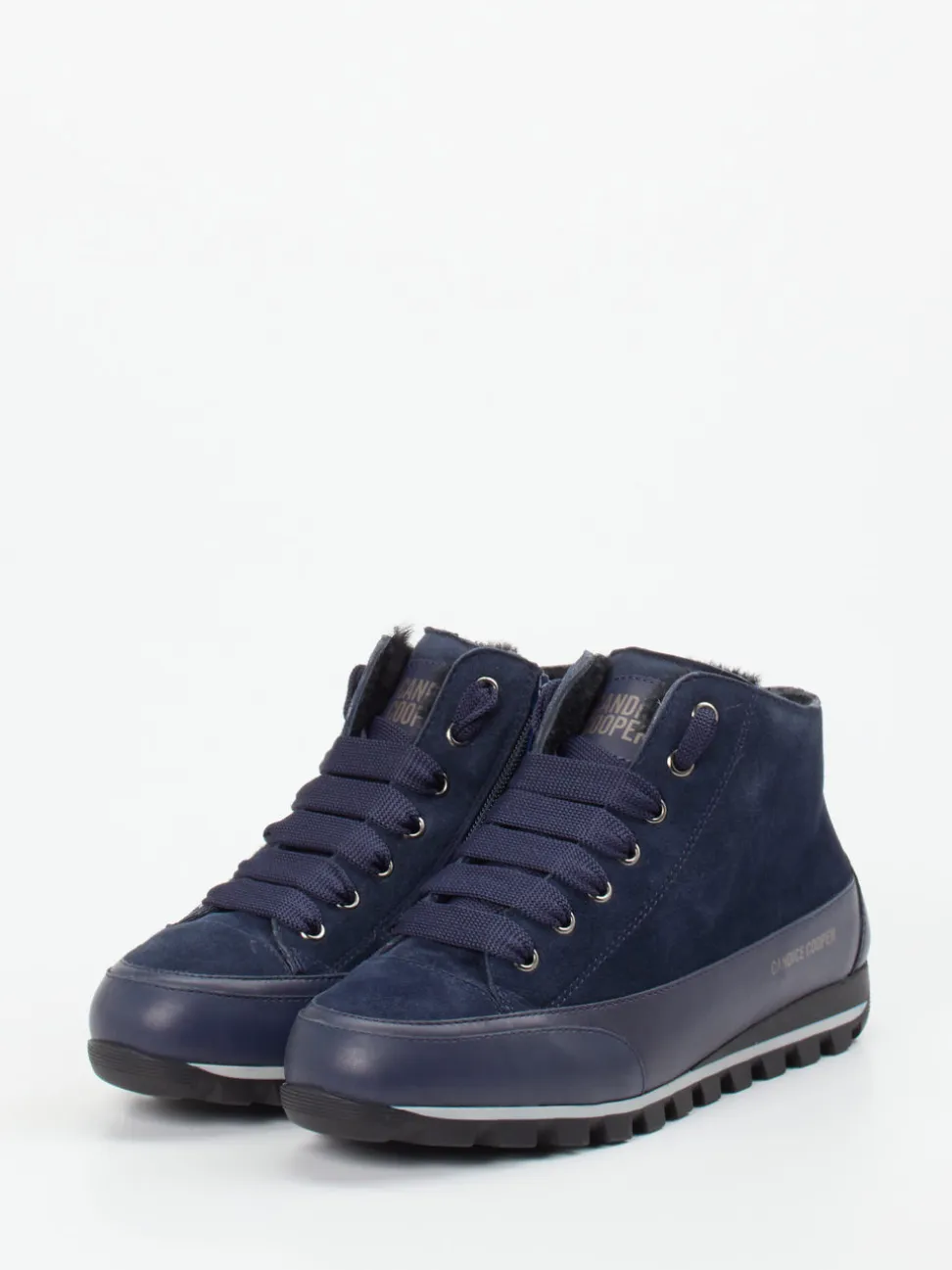 Candice Cooper – Schnürboots aus Nubukleder in Blau
