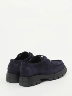 Candice Cooper – Schnürschuh aus Veloursleder Dunkelblau