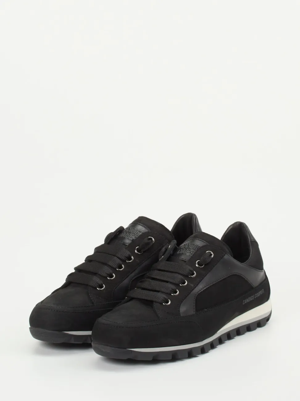 Candice Cooper – Sneaker aus Nubukleder Schwarz