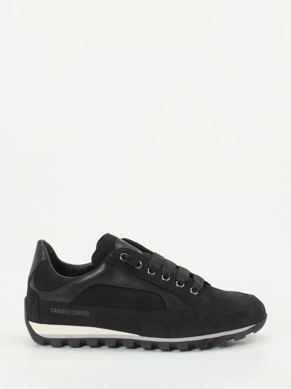 Candice Cooper – Sneaker aus Nubukleder Schwarz