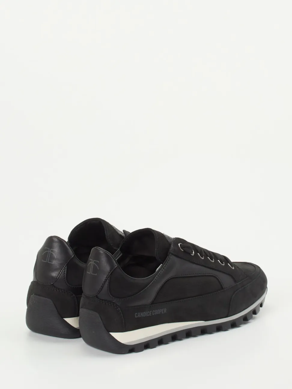Candice Cooper – Sneaker aus Nubukleder Schwarz