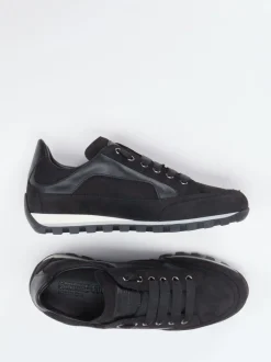 Candice Cooper – Sneaker aus Nubukleder Schwarz